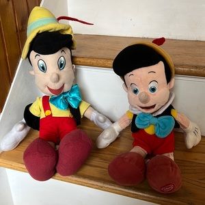 2 Disney Pinocchio stuffies